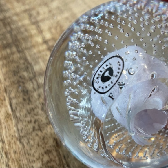 Brand new hand made in Poland Crystal paperweight stunning piece F&C maker - Picture 5 of 5